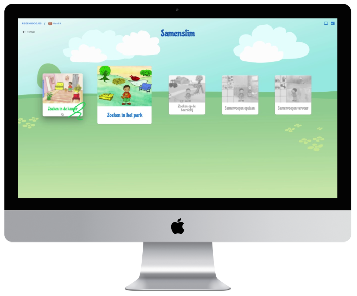 Samenslim spel Bereslim