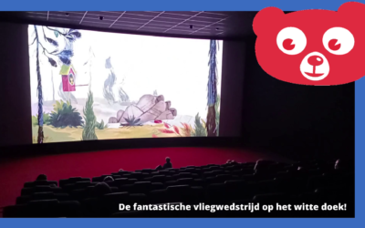 De fantastische vliegwedstrijd op het witte doek!