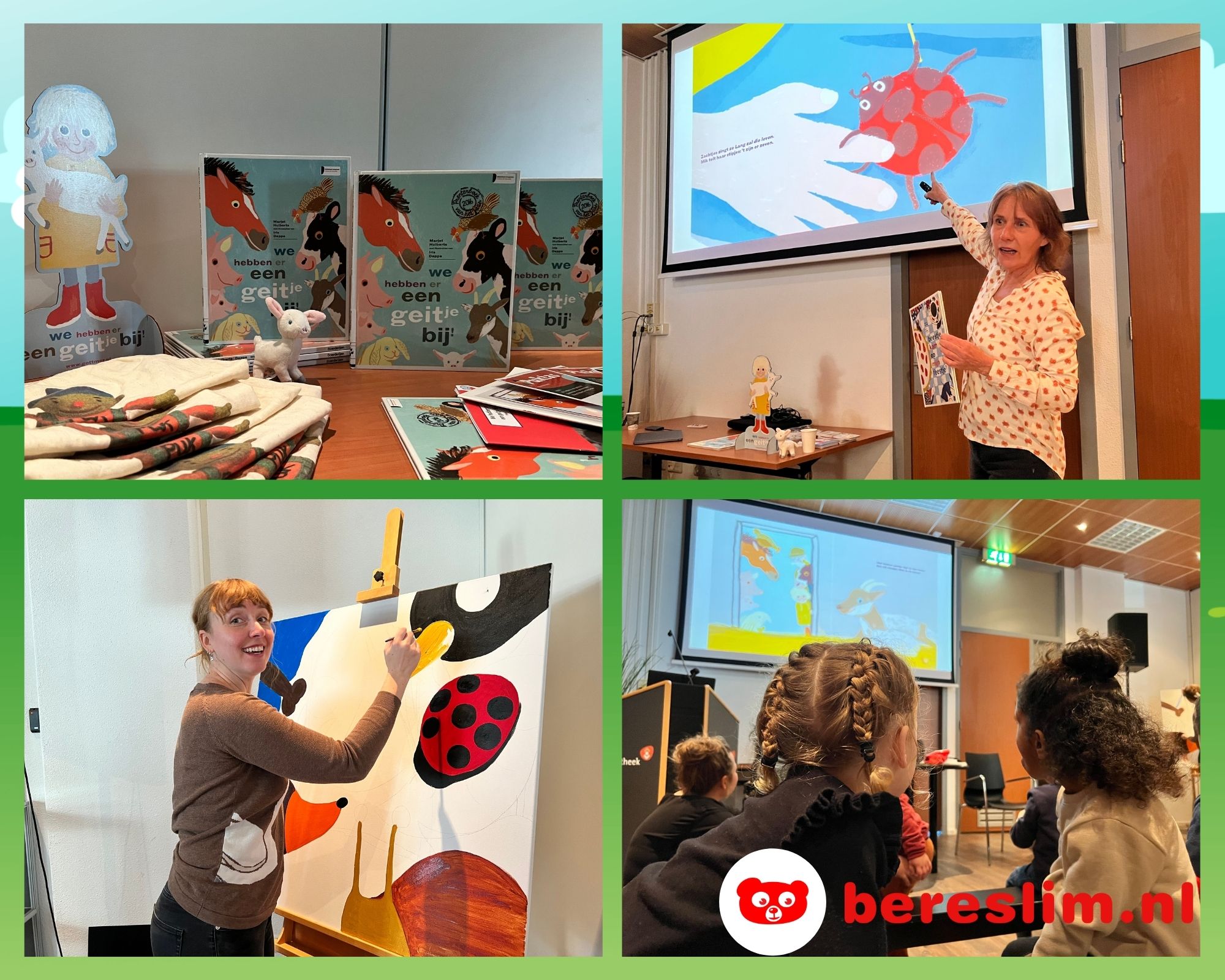 Marjet Huiberts te gast bij bibliotheek Hoogeveen - Bereslim