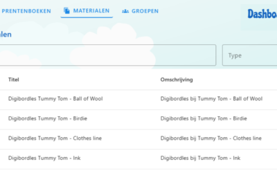 Extra materiaal voor meer variatie