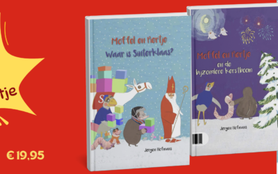 Zie ginds komt…. het dubbeldikke feestboek van Moffel en Piertje